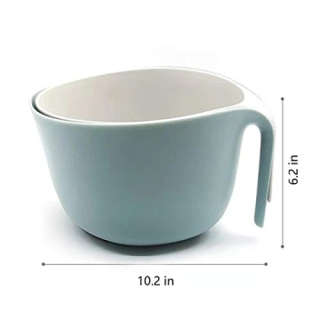 Zeakone 2-in-1 Colander Bowl Set: Durable & Stylish