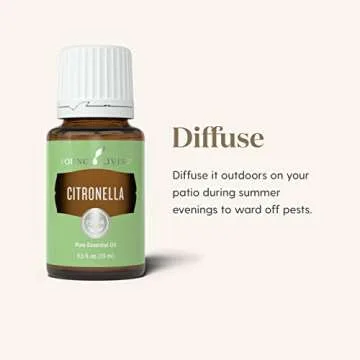 Young Living Citronella Essential Oil - Harness the Power of Nature to Create a More Invigorating Outdoor Environment - 15 ml