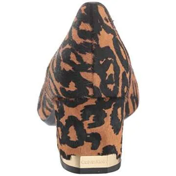 Calvin Klein Womens Nita Natural Haircalf 5 M