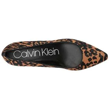 Calvin Klein Womens Nita Natural Haircalf 5 M