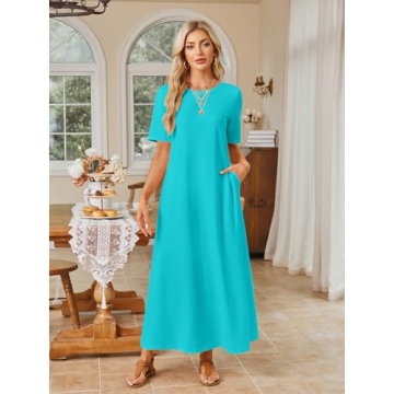 Stylish MEROKEETY Women's Spring Summer Maxi Dress