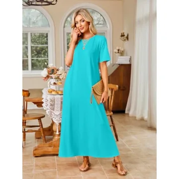 Stylish MEROKEETY Women's Spring Summer Maxi Dress