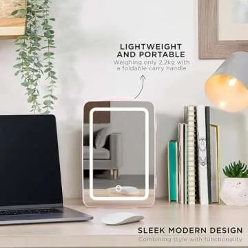 PERSONAL CHILLER 6.2L Skincare Fridge with LED Makeup Mirror, Mini Fridge Cooler and Warmer, Portable Fridge for Makeup, Skincare, Snacks, Bedroom Vanity (Pink)