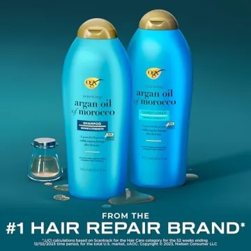 OGX Argan Oil Shampoo & Conditioner Set for Luxurious Hair