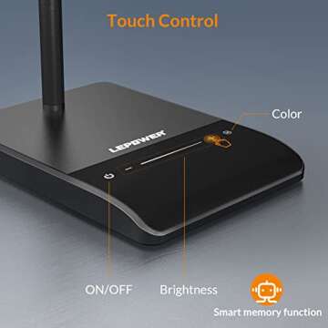 LEPOWER Eye-Caring LED Desk Lamp - 800LM Desk Light