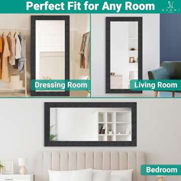 Naomi Home Mosaic Full Length Mirror - Elegant Large Wall Decor