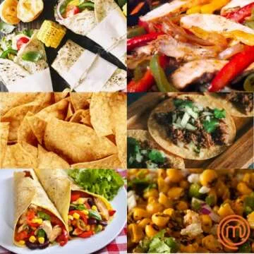 MasterChef Electric Tortilla Maker- Homemade Flatbread, Pitas, Bread, Tortillas- Heavy Duty, Non-stick Cooker Easier than Tortilla Press, Great Birthday Gift