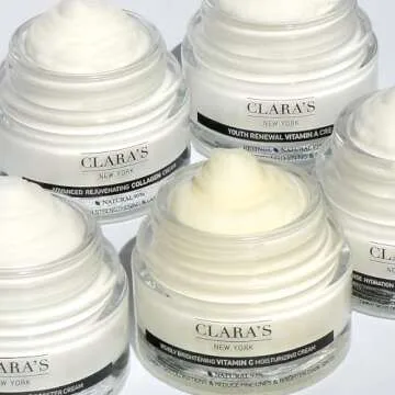Vegan Hyaluronic Acid Facial Cream for All Skin Types | Clara's NY