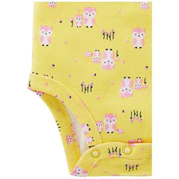 Carter's Baby Girls' 5-Pack Long-Sleeve Bodysuit Set