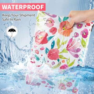 Oududianzi Valentine Poly Mailers 10x13, 100PCS Valentine Shipping Bags, Mailing Bags, Packaging Bags, Mailers Poly Bags for Shipping, Polymailer 10x13, Packaging Bags for Valentine Gifts