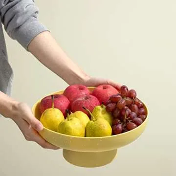 onefitow Fruit bowl Fruit Basket for Kitchen Countertop Kitchen Storage Baskets Stand Organization, ...