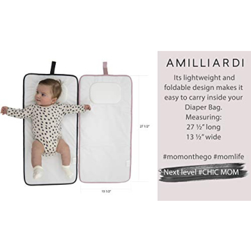 Chic Portable Diaper Changing Pad by AMILLIARDI for Trendy Parents