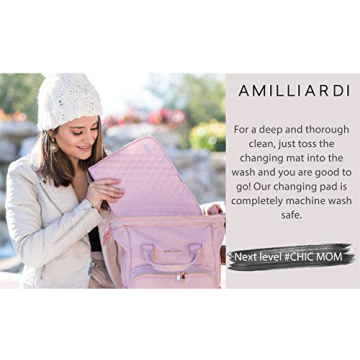 Chic Portable Diaper Changing Pad by AMILLIARDI for Trendy Parents