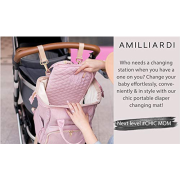 Chic Portable Diaper Changing Pad by AMILLIARDI for Trendy Parents