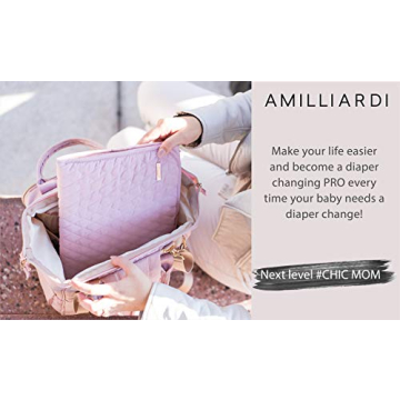Chic Portable Diaper Changing Pad by AMILLIARDI for Trendy Parents