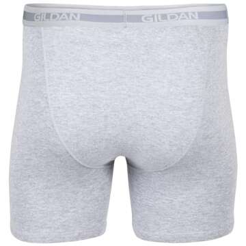 Gildan Men's Boxer Briefs 5-Pack for Ultimate Comfort