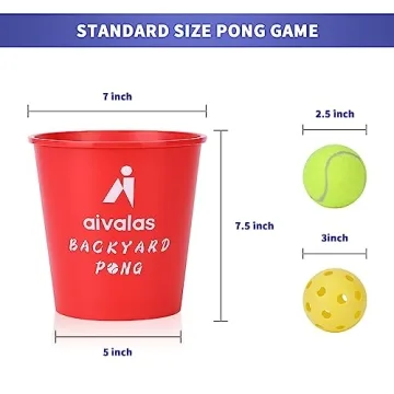 Aivalas Yard Pong Outdoor Games Set for All Ages
