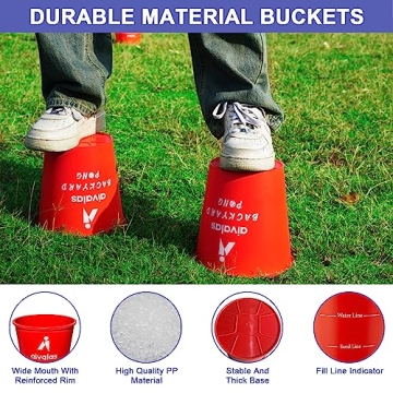 Aivalas Yard Pong Outdoor Games Set for All Ages