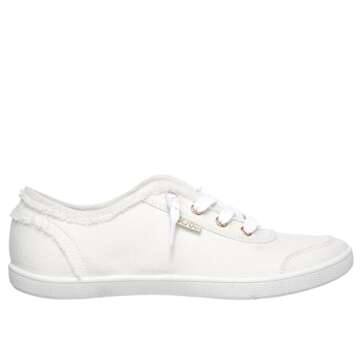 Skechers Women's Bobs B Cute Sneaker, White, 8.5