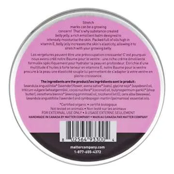Belly Jelly Stretch Mark Removal Balm by Matter Company – Reduce Pregnancy Scars Naturally!