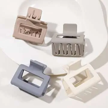 Stylish Medium Claw Clips - Durable & Comfortable Hold