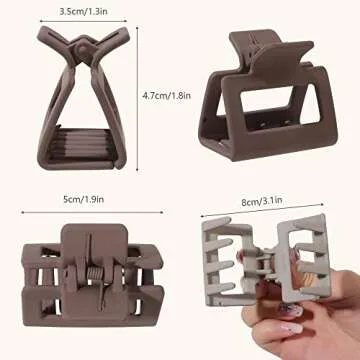 Stylish Medium Claw Clips - Durable & Comfortable Hold
