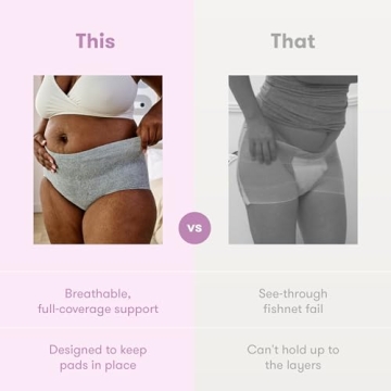 Frida Mom Women’s Postpartum Underwear for C-Section Comfort