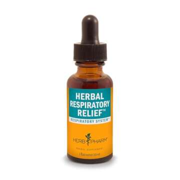 Herb Pharm Herbal Respiratory Relief Liquid with Wild Cherry Extract, 1 Fl Oz