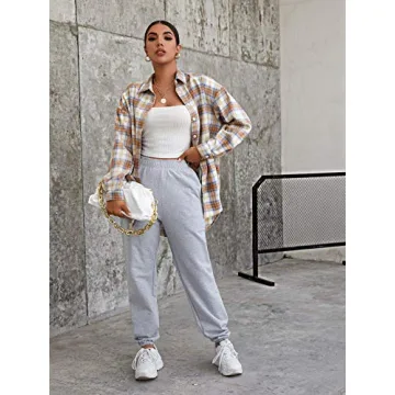 MakeMeChic Plaid Shacket: Stylish Women's Jacket