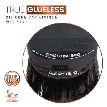 Sensationnel Bare lace ypart lacewigs - genn lacefront glueless synthetic 180 degree preplucked hairline (2 DARKBROWN)