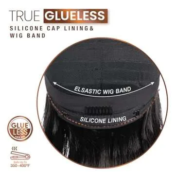 Sensationnel Bare lace ypart lacewigs - genn lacefront glueless synthetic 180 degree preplucked hairline (2 DARKBROWN)