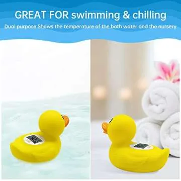 B&H Duck Baby Bath Thermometer for Safe Bathing