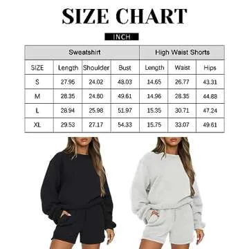 AUTOMET Womens Two Piece Outfits 2 Piece Lounge Matching Sets Sweatsuits Soft Shorts Fashion Fall Clothes Sweatshirts Hoodies