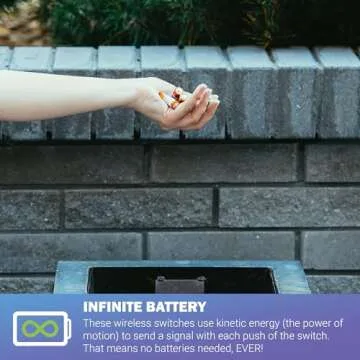 RunLessWire Click for Philips Hue Self Powered (NO Batteries) & Wireless Smart Dimming Switch Friends of Hue Switch Control for Philips Bulbs & Phone App Works with All Smart Home Hubs - White