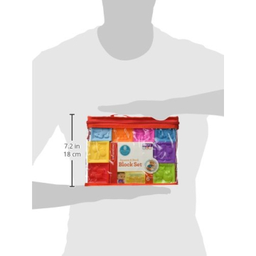 Infantino Squeeze and Stack Blocks - Textured Soft Toys