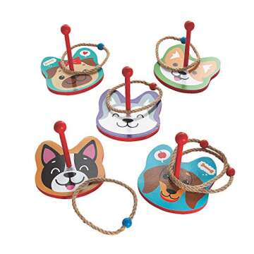 Fun Express Puppy Dog Ring Toss Game - Perfect for Dog Lovers and Parties!