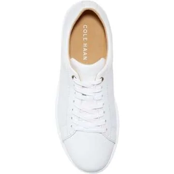 Cole Haan womens Grand Crosscourt Ii Sneaker, Bright White Leather/Optic White, 8.5 US