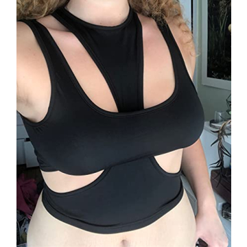 Stylish Cut Out Underboob Crop Top for Women