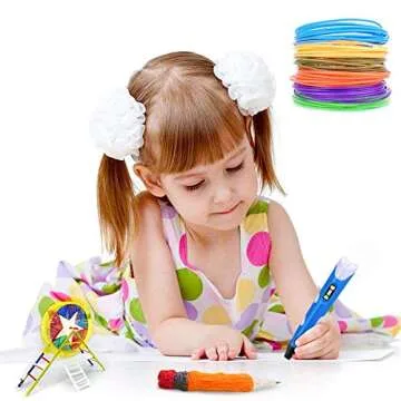 ubrand 3D Pen PLA Filament Set - 300 Feet, 30 Colors