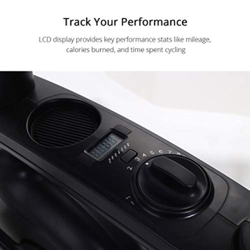 FLEXISPOT 3-in-1 Exercise Bike Adjustable Resistance LCD Tracker