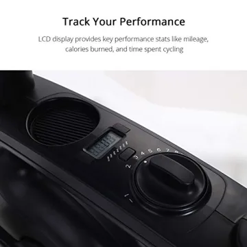 FLEXISPOT 3-in-1 Exercise Bike Adjustable Resistance LCD Tracker