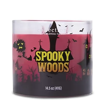 Colonial Candle Spooky Woods 14.5 oz 3 Wick Scented Jar