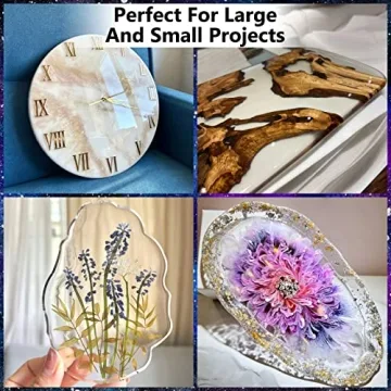 Epoxy Resin 64OZ Kit - Crystal Clear, No Yellowing, No Bubbles