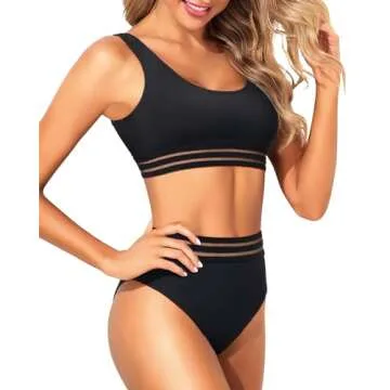 Tempt Me Women High Waisted Bikini Two Piece Swimsuit