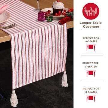 Folkulture 108 Inches Table Runner 100% Cotton Bohemian Decor