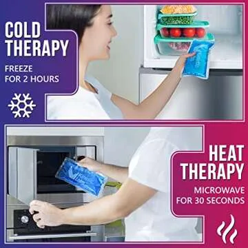 Reusable Gel Ice Packs for Injuries - Kinetic Labs 2 Pack