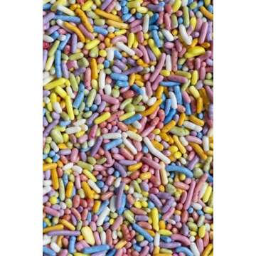 India Tree Dye-Free Carnival Mix Sprinkles 2.7oz