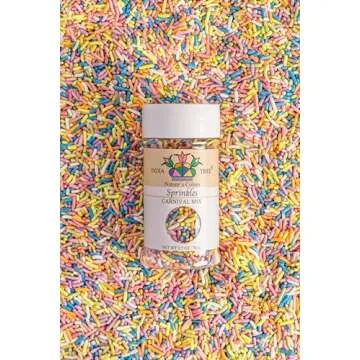 India Tree Dye-Free Carnival Mix Sprinkles 2.7oz