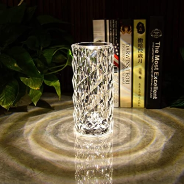 Pendtlit Crystal Table Lamp for Elegant Night Lighting