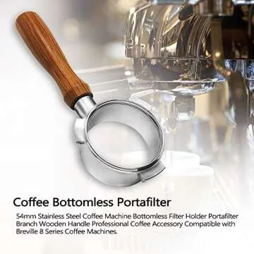 Bottomless 54mm Portafilter for Breville Machines